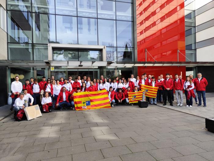 En la imagen, delegación aragonesa en las 'SpainSkills 2026'