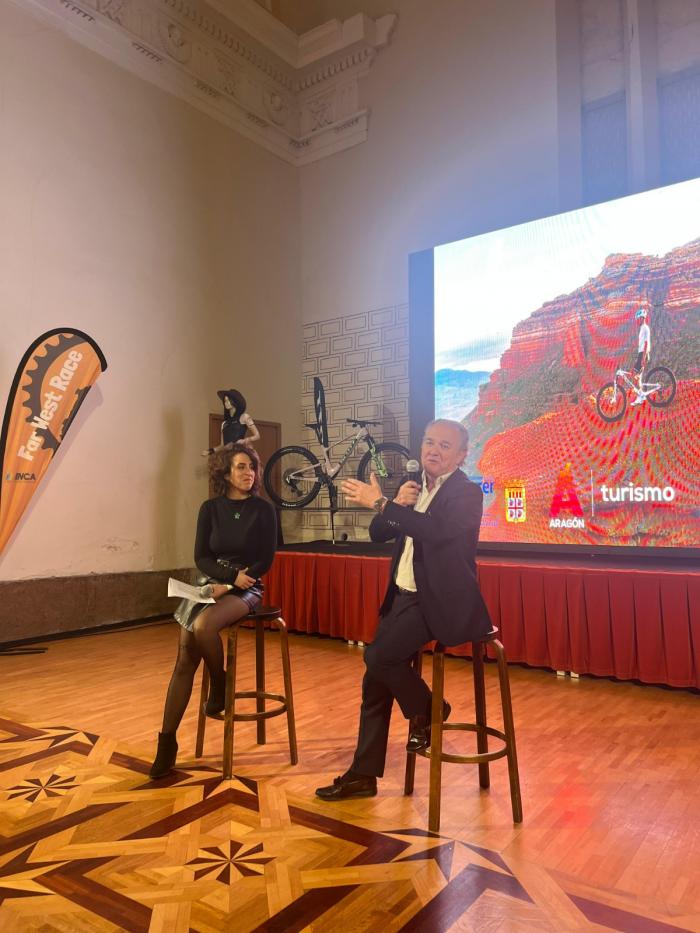 Moncada ha asistido a la presentación del evento en Calatayud.