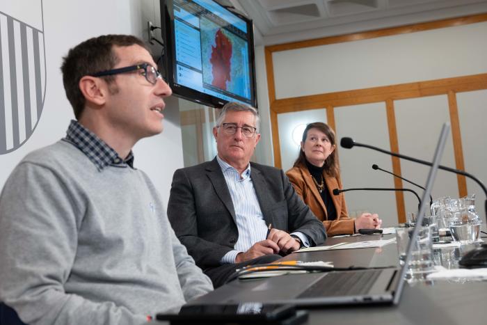 Un momento de la presentación de los avances de FLAMA.