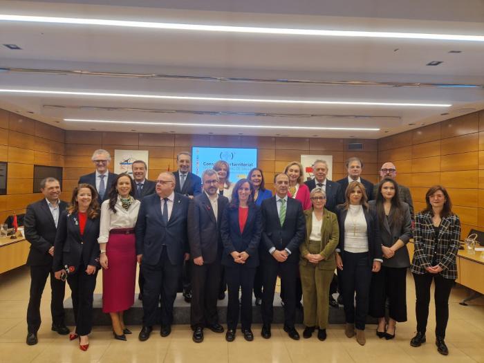El consejero de Sanidad, José Luis Bancalero Flores, en el pleno del Consejo Interterritorial del Sistema Nacional de Salud
