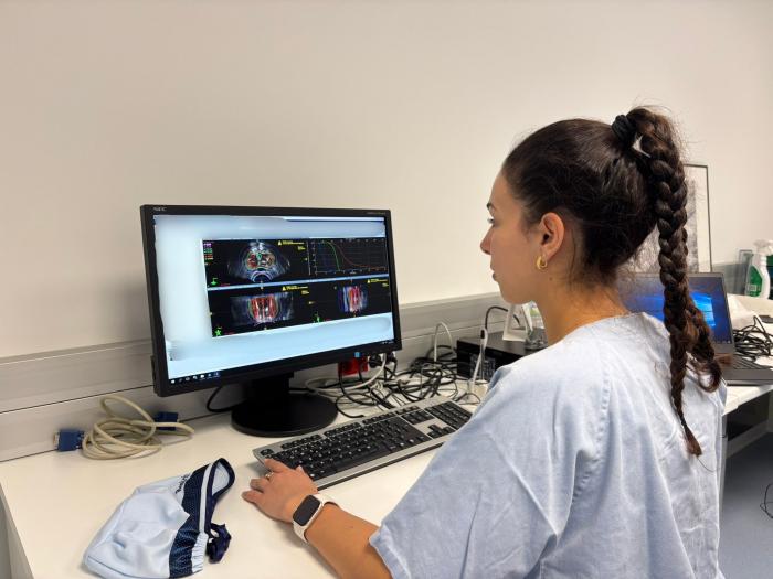 Revisión de la planificación de braquiterapia por parte de Radiofísica Hospitalaria para garantizar la precisión del tratamiento y minimizar el impacto en tejidos sanos.