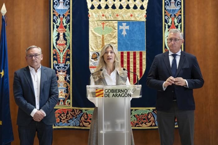 Vaquero, con Juste y Blasco