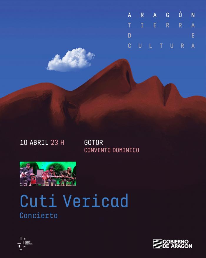 Cuti Vericad actúa en Gotor este viernes.