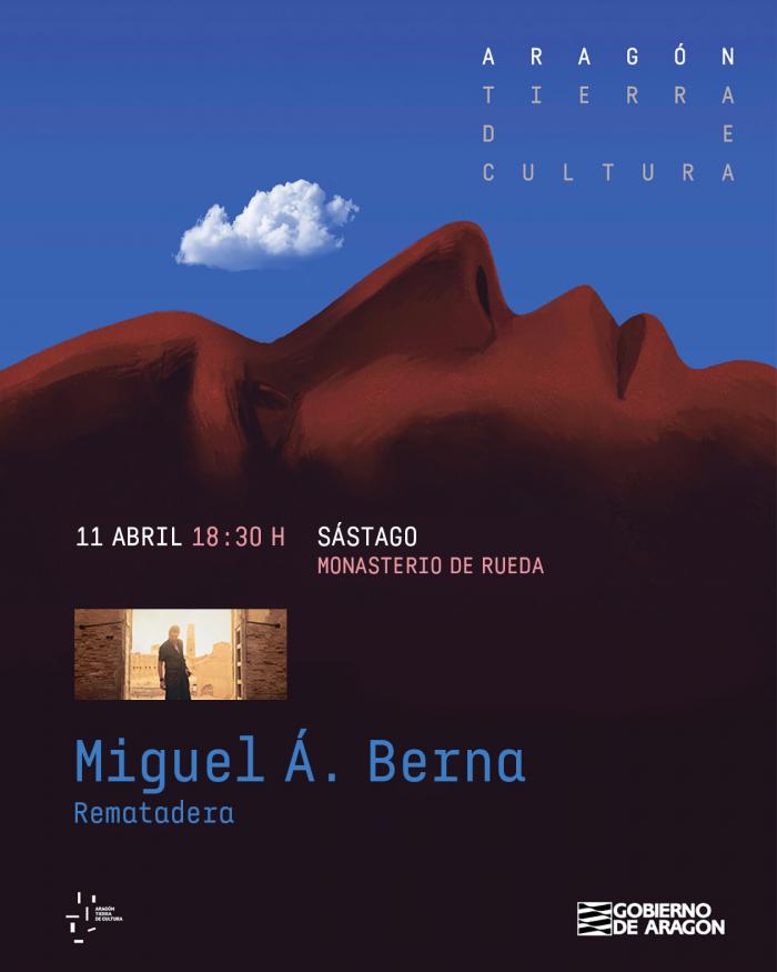Miguel Ángel Berna actúa en el Monasterio de Rueda este sábado.