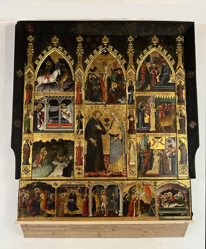 Retablo de los santos Julián y Lucía del Monasterio de la Resurrección (Santo Sepulcro) de Zaragoza.