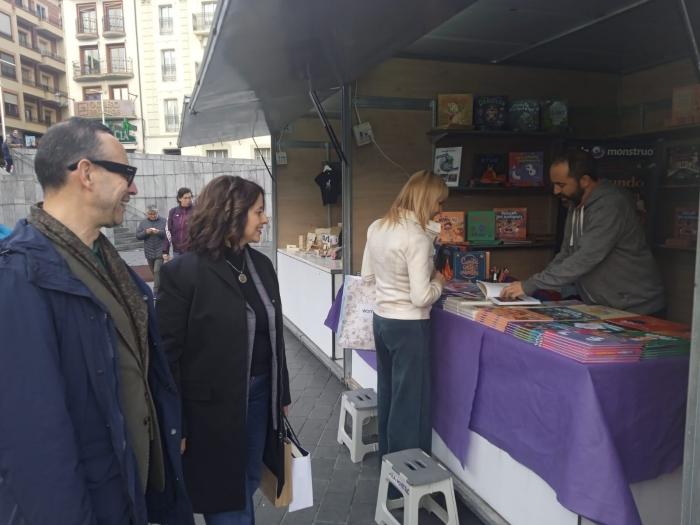 Inauguración de la Feria del Libro y el Cómic de Teruel.