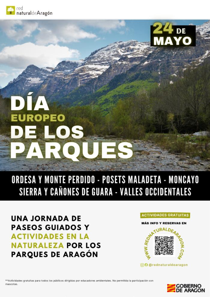 Cartel del Día Europeo de los Parques.