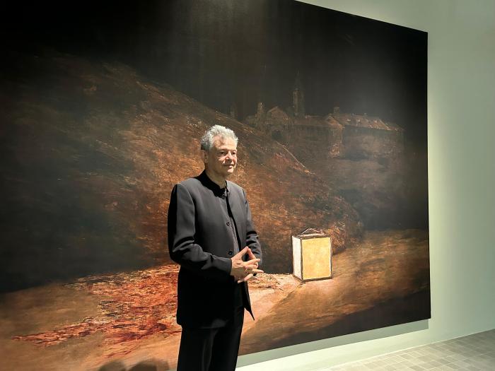 Presentación de la exposición ‘Espacios ocultos. Goya en silencio. José Manuel Ballester’, en el IAACC Pablo Serrano.