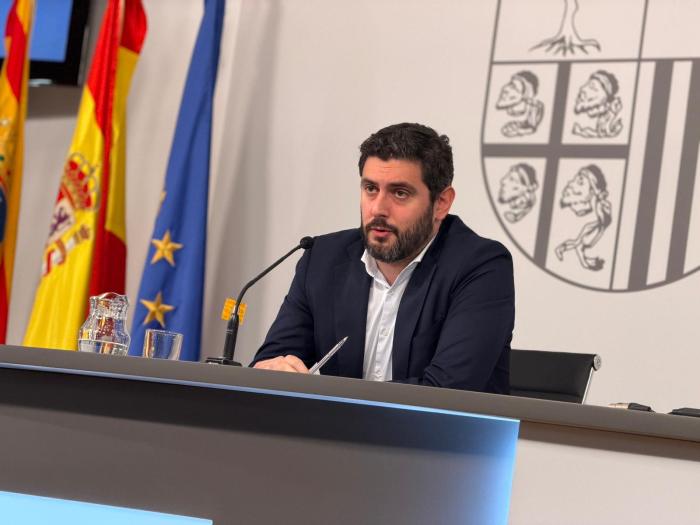 El vicepresidente, Alejandro Nolasco, este jueves en rueda de prensa.