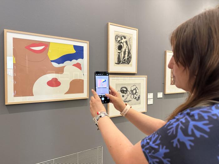 Inauguración de la exposición en el Museo de Huesca