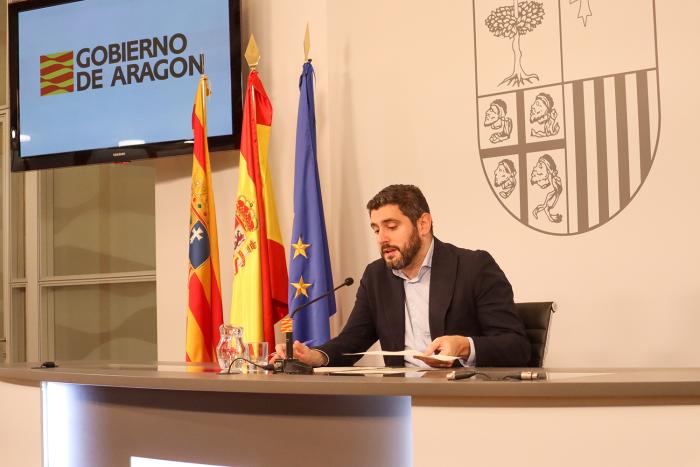 Alejandro Nolasco, este jueves en sala de prensa