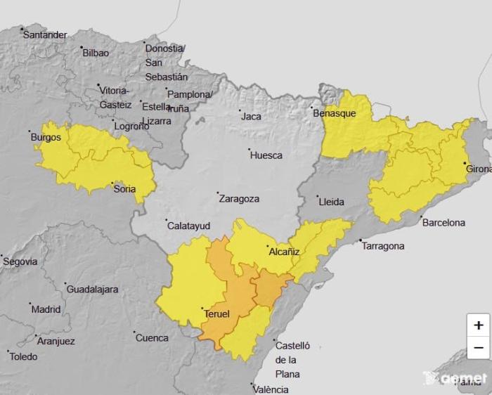 Avisos vigentes para hoy, 16 de agosto.