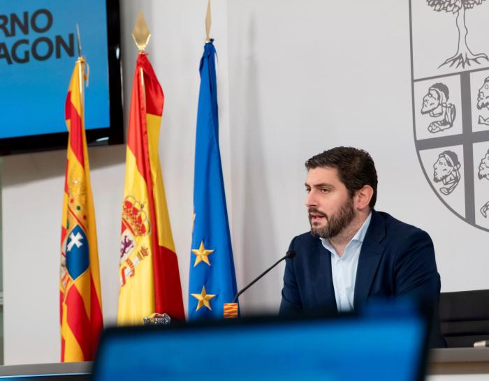 Alejandro Nolasco, en sala de prensa