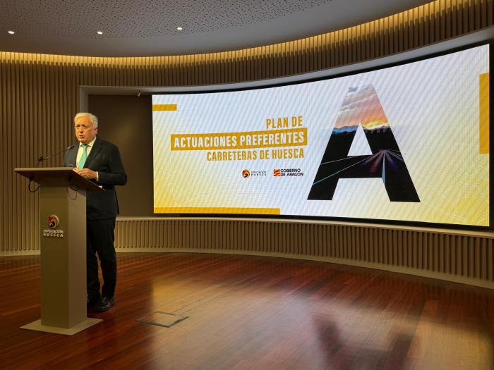 Octavio López en la presentación del plan.