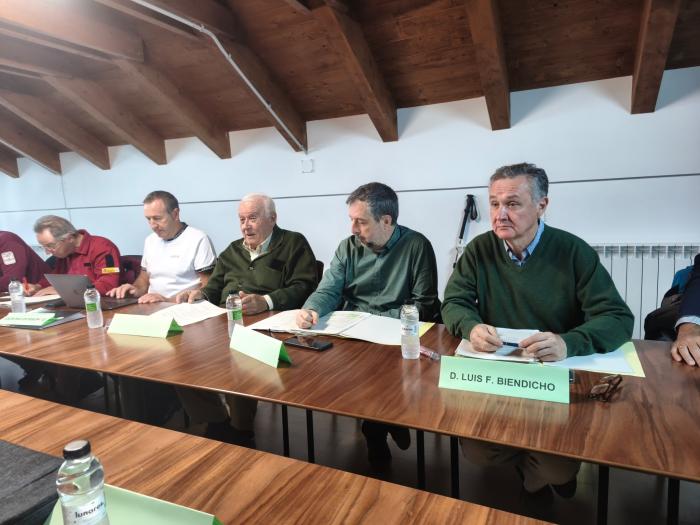 El consejero Biendicho, junto al director general de Medio Natural, Óscar Fayanás, este viernes en el Patronato