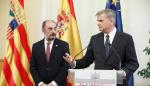 El Presidente de Aragón mantiene una reunión con el director de Amazon para abordar los proyectos de la multinacional en Aragón
