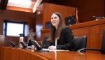 Cristina Navarro ha comparecido ante la comisión de Bienestar Social y Familia en las Cortes