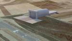 Imagen recreada del nuevo hangar para dirigibles estratosféricos.