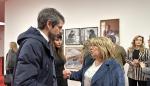 La consejera Tomasa Hernández y el ministro de Cultura, Ernest Urtasun, este jueves momentos antes de comenzar la conferencia sectorial de cultura.