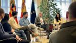 Azcón recibe a la nueva junta directiva de AJE Zaragoza