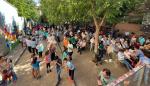 La grabación del baile de verano este 2024 se ha acompañado de la exposición de manualidades de los socios y socias y de música de acordeón en directo