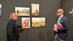 Presentación de la exposición 'Destino democracia', de Silvia de Félix, en el IAACC Pablo Serrano.