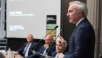 El presidente ha asistido este jueves a la Asamblea General de Cooperativas Agroalimentarias de Aragón.