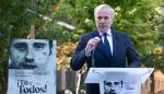 El presidente del Gobierno de Aragón, Jorge Azcón, participa en el acto homenaje a Miguel Ángel Blanco