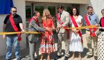La vicepresidenta del Gobierno, Mar Vaquero, ha inaugurado el Pabellón de Santa Bárbara en María de Huerva