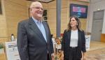 El director general de Personal, José María Cabello, y la responsable de Comunicación y Eventos del grupo Edelvives, Marta Costa.