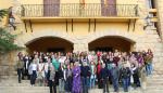 Directores provinciales del IASS, directora de la residencia de Orihuela del Tremedal y asistentes a las jornadas