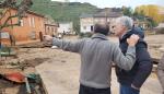 Octavio López visita Cimballa para conocer los daños de la DANA a su paso por el municipio.