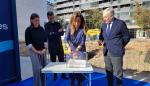 Octavio López y Natalia Chueca ponen la primera piedra de 23 viviendas en régimen de cooperativa en el Rabal.