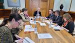 Reunión del consejo de administración de SVA donde se aprobó recientemente la adjudicación del vial del nuevo Hospital de Teruel.