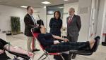 Este jueves el LAAAB ha acogido un punto móvil para donar sangre