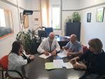 Firma del convenio entre el Hospital San José y Federación de Asociaciones Vecinales y Culturales de Teruel.