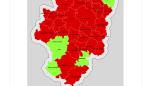 Mapa de Índice de Riesgo de Incendios Forestales, 20-02-18