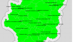 Mapa de Índice de Riesgo de Incendios 14-01-2018