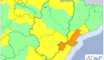 Aviso amarillo por viento en Teruel y nevadas en las tres provincias