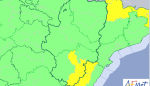 Aviso amarillo por lluvias y tormentas en Gúdar y Maestrazgo