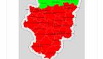 Mapa de Indice de Riesgo de Incendios Forestales, 04-01-18