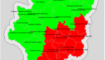 Mapa de Índice de Riesgo de Incendios 16-01-2018