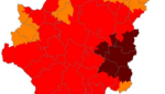 Prealerta roja + por riesgo de incendios forestales en el Bajo Ebro Forestal