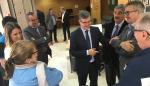 Guillén expone al alcalde de Fraga las bondades del futuro Fondo Aragonés de Financiación Municipal