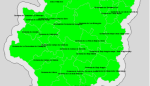 Mapa de Índice de Riesgo de Incendios 18-01-2018