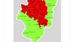 Mapa de Indice de Riesgo de Incendios Forestales, 19-02-18