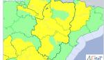 Aviso amarillo por temperaturas máximas en la mayor parte de Aragón