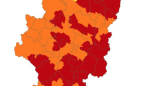 Persisten las alertas roja y naranja por riesgo de incendios forestales en casi todo Aragón