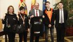 Los 22 alumnos que compitieron en Spain Skills reciben un homenaje en la sede del Gobierno de Aragón 