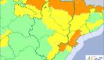 Aumenta a nivel naranja el aviso por viento y nevadas en Aragón